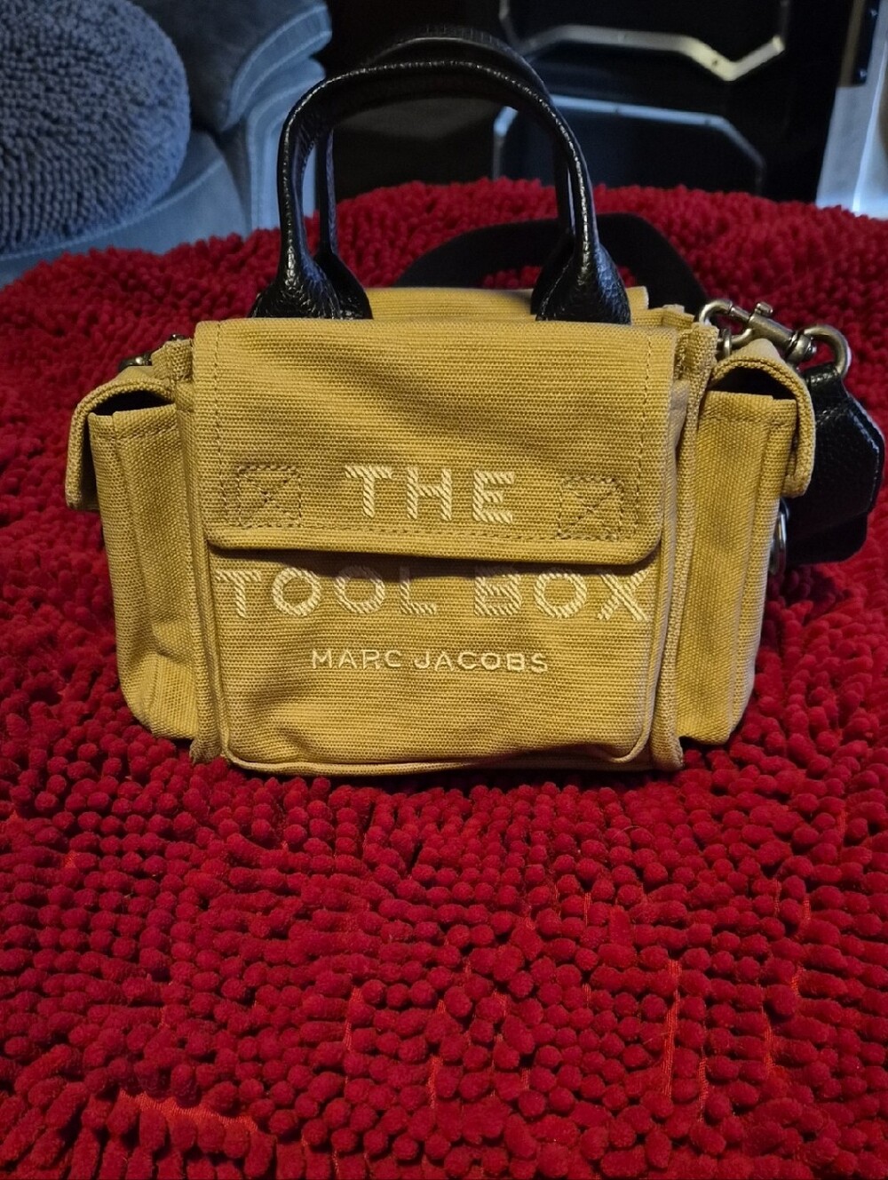 Marc Jacobs Canvas 'The Toolbox' Mini Satchel- New Without Tags